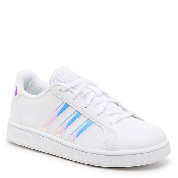 adidas grand court k iridescent adidas grand court k iridescent